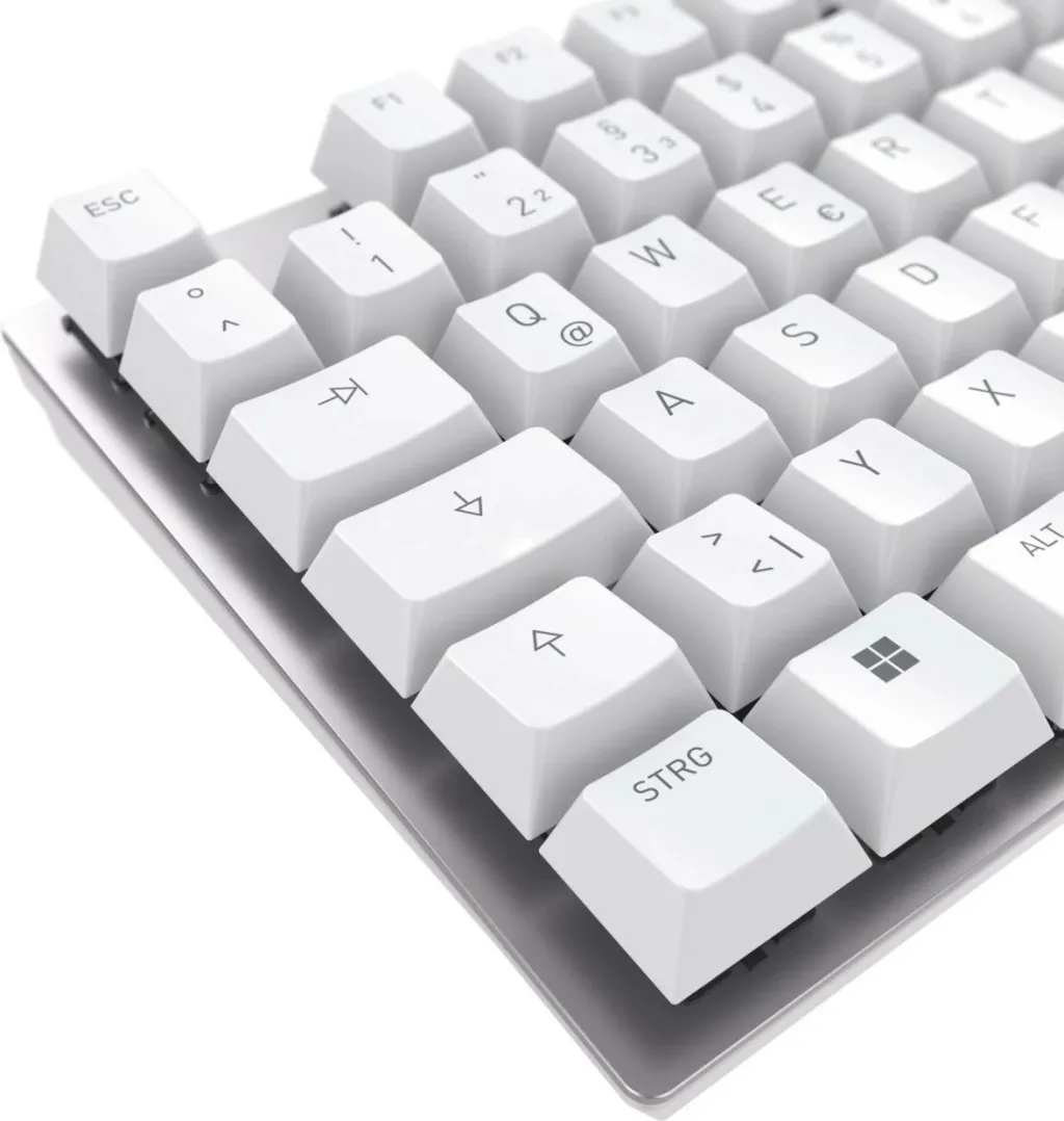 Tastierë mekanike Cherry KC 200 MX, Full-size, Wired, USB, QWERTZ, Silver, White - 3