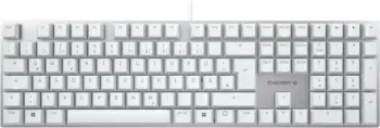 Tastierë mekanike Cherry KC 200 MX, Full-size, Wired, USB, QWERTZ, Silver, White