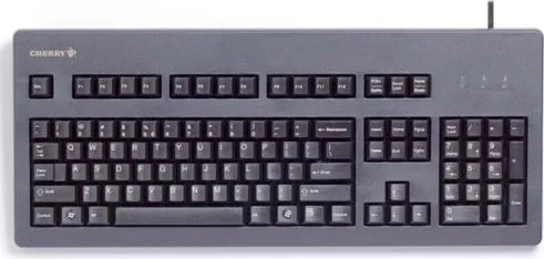 Tastierë Cherry G80-3000, Full-size, Wired, USB + PS/2, e zezë - 1