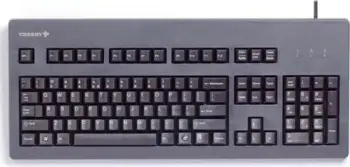 Tastierë Cherry G80-3000, Full-size, Wired, USB + PS/2, e zezë