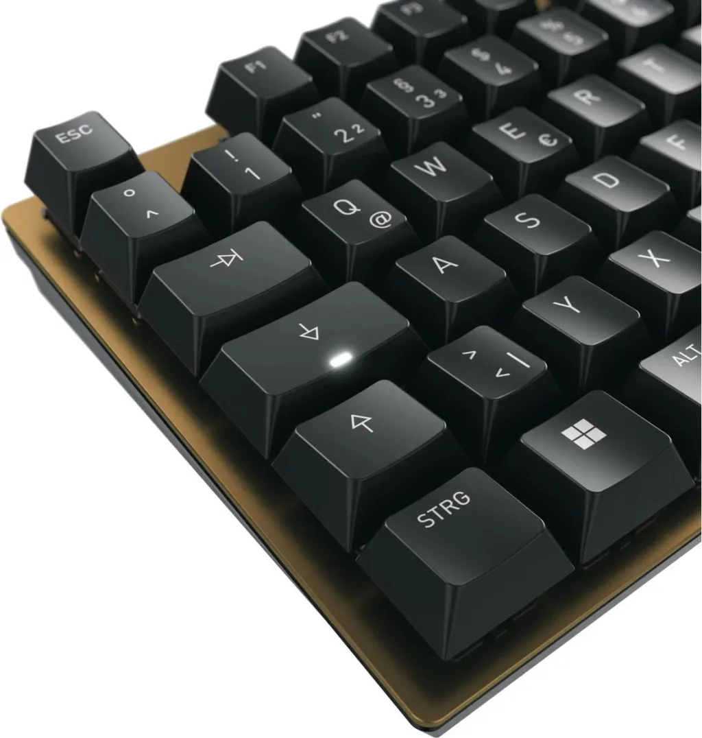Tastierë mekanike Cherry KC 200 MX, USB, QWERTZ, e zezë, bronz - 3