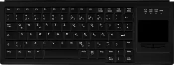 Tastierë Cherry AK-4400-G me touchpad, PS/2, QWERTZ, e zezë