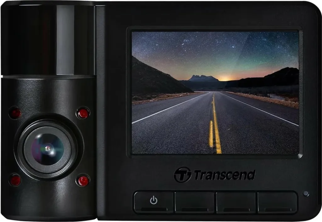 Dashcam Transcend DrivePro 550, 64GB, e zezë - 3