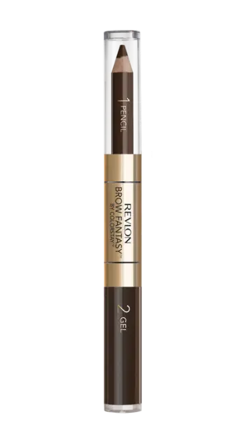 Laps për vetulla Revlon Brow Fantasy Pencil & Gel Dark Brown 1.18ml