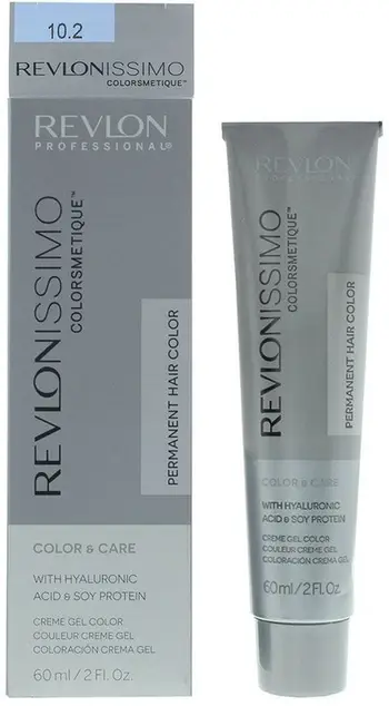 Ngjyrë flokësh Revlon Revlonissimo Colorsmetique 10.2, 60ml, blond shumë i çelët iridescent