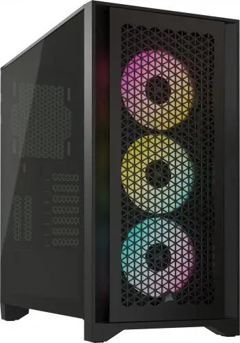Kasë Corsair iCue 4000D RGB Airflow (CC-9011240-WW), e zezë