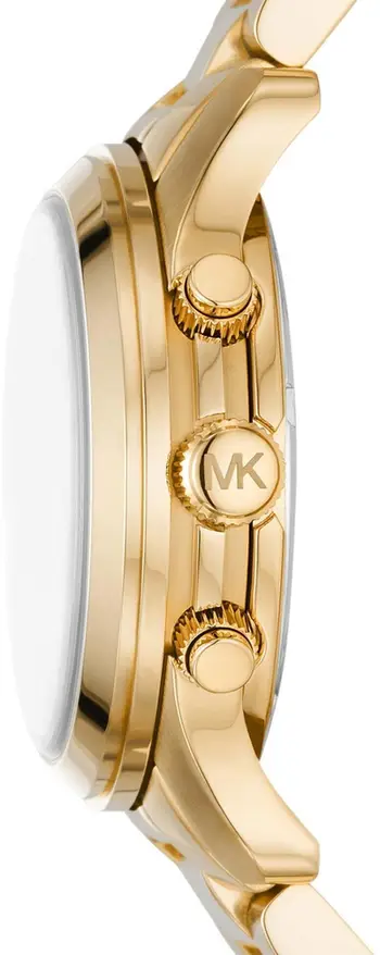 Orë dore Michael Kors Runway, 38mm, çelik inox, ngjyrë ari
