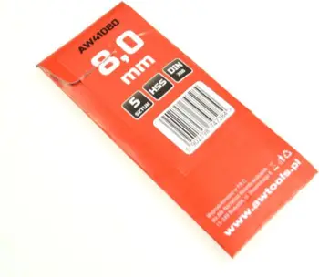 Set turjela AWTools HSS, 9mm, 5 copë
