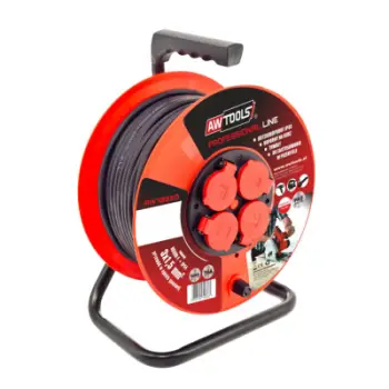 Kabllo zgjatëse në rrotull AWTools AW70225, 30m, 3680W