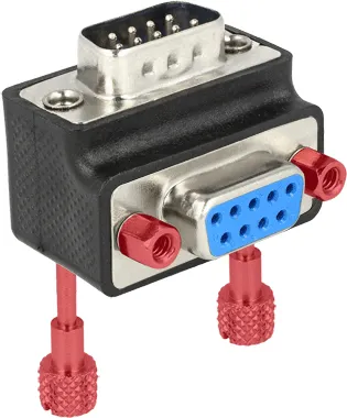 Përshtatës Delock DB-9 - DB-9 (65593), i zi - 1