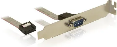 Panel i pasëm DeLock me lidhës serial COM DB9 (82768) - 1