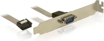 Panel i pasëm DeLock me lidhës serial COM DB9 (82768)