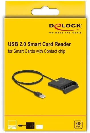 Lexues smart card Delock 91724, USB A, i zi - 3