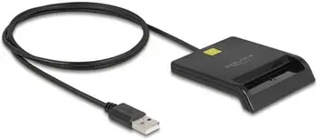 Lexues smart card Delock 91724, USB A, i zi