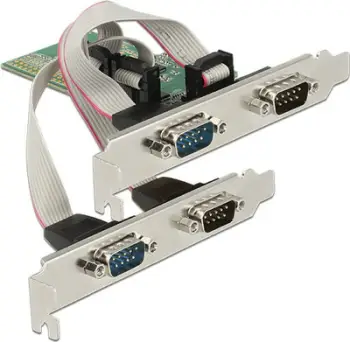 Kartë zgjerimi Delock PCIe 2.0 x1, 4x RS-232