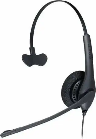 Kufje Jabra BIZ 1500 Mono USB, me kabllo, për zyrë/qendër thirrjesh, e zezë