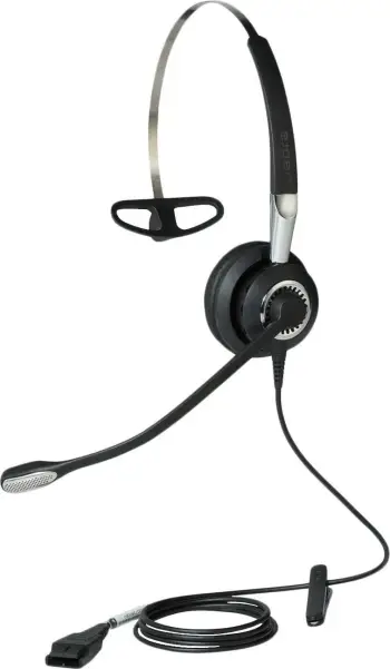 Headset Jabra BIZ 2400 II Mono, Wired, Office/Call center, 54 g, Black, Silver