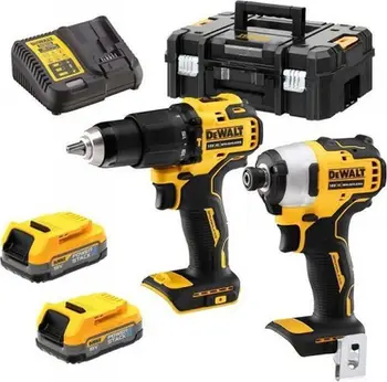 Makine shpimi DeWALT XR, 18V, pa kabllo, e verdhë