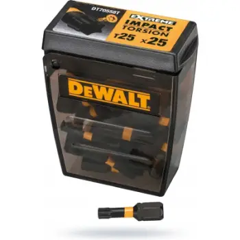 Set kaçavida Dewalt, Extreme FLEXTORQ T25, 25mm, 25 copë