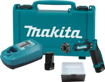 Trapan Makita DF012DSE, 7.2 V, i zi/gjelbër