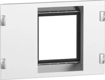 Pllakë vertikale fikse e përparme Schneider Electric NS1600 LVS03690, për panele shpërndarjeje, metalike, gri
