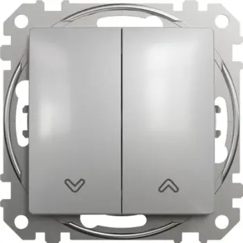 Ndërprerës për roleta Schneider Electric Sedna Design SDD113104, i zhytur, 2300W, argjend alumin