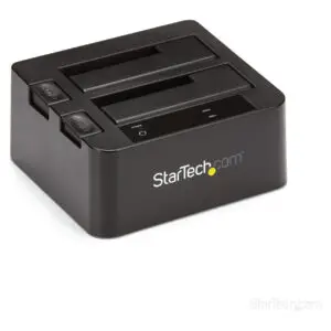 Stacion dokues StarTech për disqe 2.5”/3.5” SDOCK2U313, USB 3.2 Gen 2, i zi