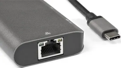 Adapter multiport USB C StarTech.com, HDMI 4K 30Hz, Power Delivery 100W, gri - 3