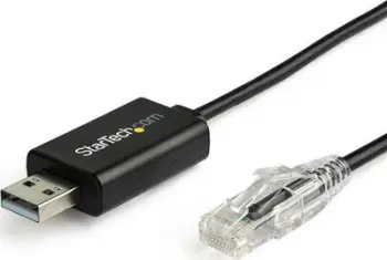 Kabllo StarTech, USB-A - RJ-45, 1.8 m, e zezë