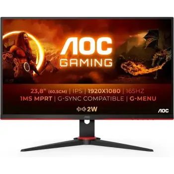 Monitor Gaming AOC 23.8" 24G2SPU, BK IPS LED 165Hz