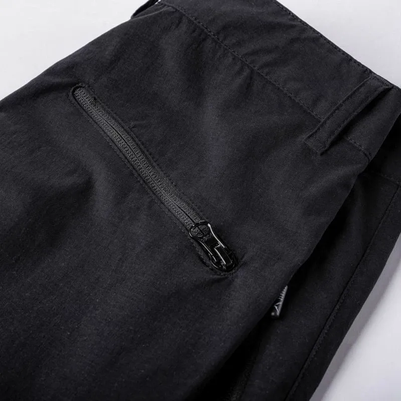 Pantallona softshell për djem Elbrus GAUDE TB, DWR, elemente reflektuese, të zeza - 2
