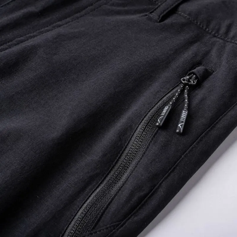 Pantallona softshell për djem Elbrus GAUDE TB, DWR, elemente reflektuese, të zeza - 3