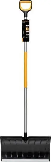 Lopatë bore Fiskars ROLLER X-SERIES, teh 53 cm, gjatësi 173 cm, e zezë portokalli