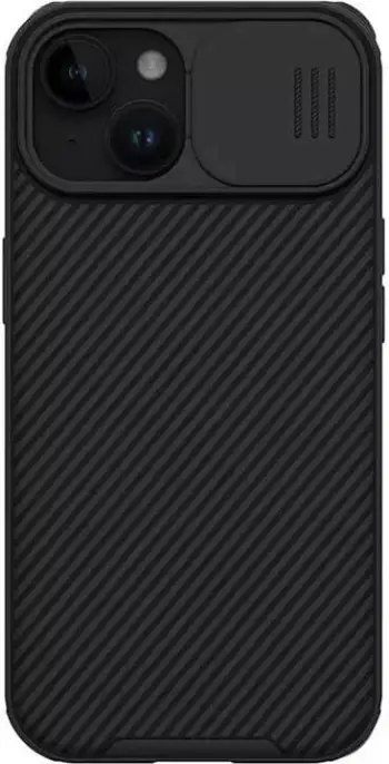 Mbështjellës Nillkin CamShield Pro për iPhone 15 Plus, i zi