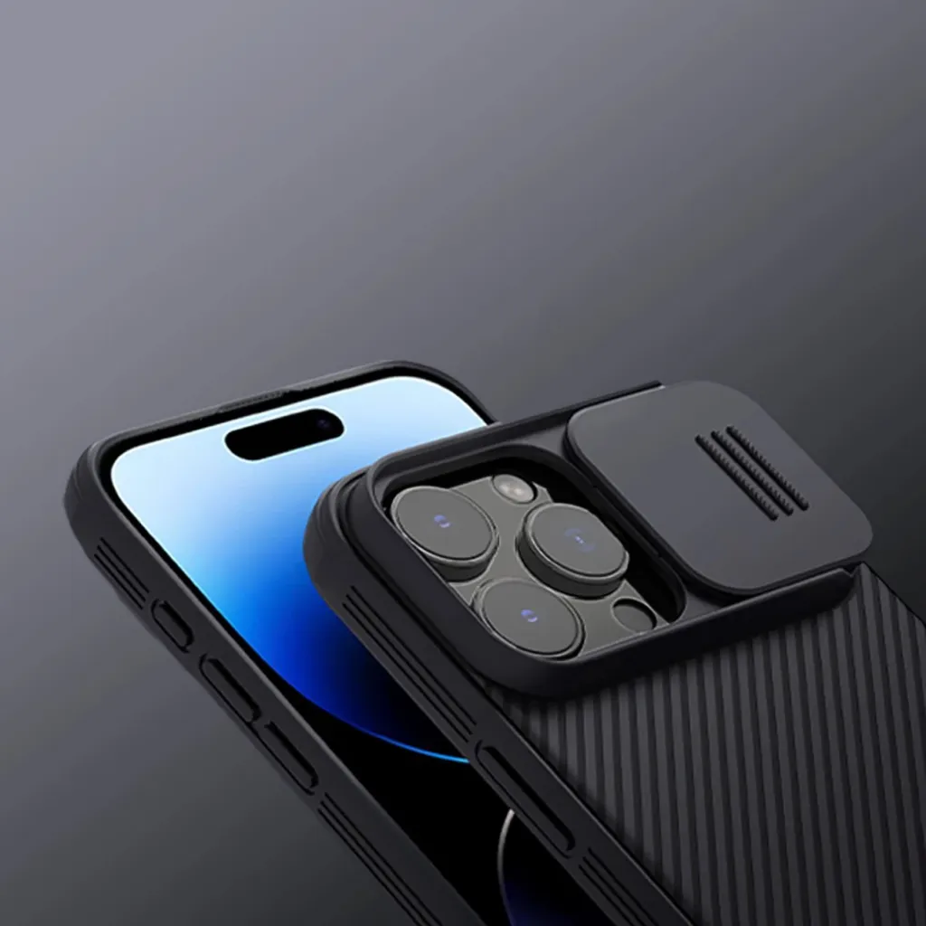 Mbështjellës Nillkin CamShield Pro për iPhone 16 Pro Max, i zi - 12