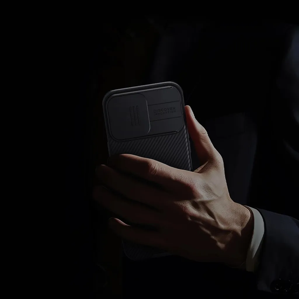 Mbështjellës Nillkin CamShield Pro për iPhone 16 Pro Max, i zi - 13