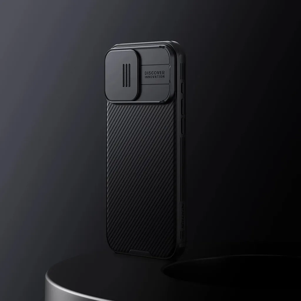 Mbështjellës Nillkin CamShield Pro për iPhone 16 Pro Max, i zi - 7