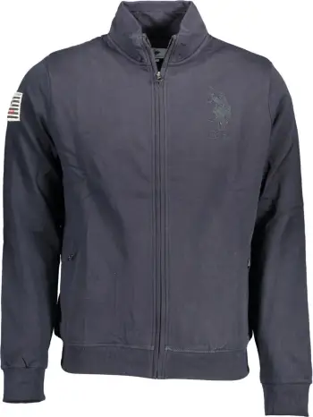 Duks për meshkuj US Polo, me zip, blu