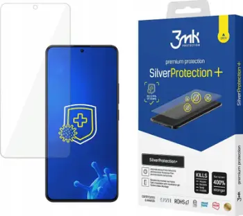 Mbulesë ekrani 3mk SilverProtection+ për Redmi Note 13 Pro 5G, antibakteriale, transparente