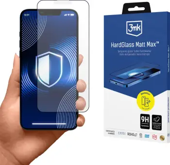 Xham i temperuar mat për ekran, 3mk HardGlass Matt Max për iPhone 13 mini