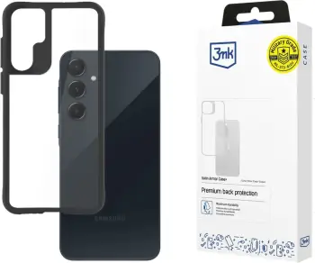 Mbështjellës 3mk Satin Armor Case+ për Samsung Galaxy A55 5G, Zi