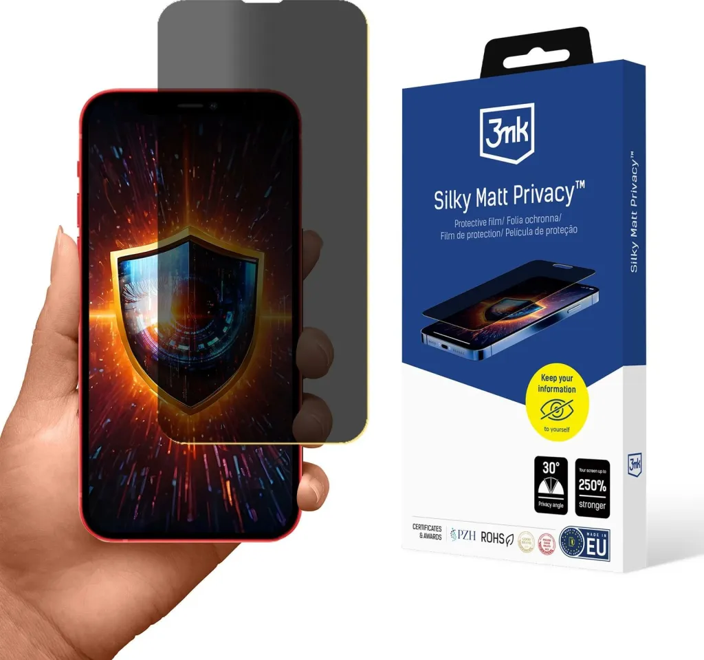 Mbrojtës ekrani privatësie 3mk Silky Matt Privacy për iPhone 13, Mat - 1