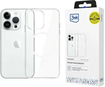 Mbështjellës 3mk Clear MagCase për iPhone 13 Pro Max, Transparent