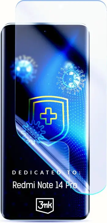 Film mbrojtës 3mk SilverProtection+ për Xiaomi Redmi Note 14 Pro, Transparent