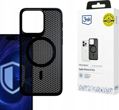 Kapak mbrojtës 3MK COOLing MagCase për iPhone 14 Pro, kompatibil MagSafe, transparent - 1
