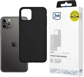 Mbrojtëse 3MK Matt, për iPhone 11 Pro Max, e zezë