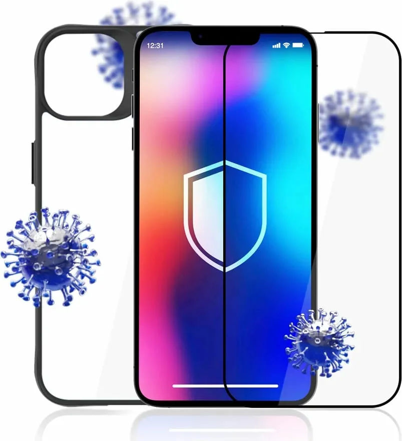 Mbështjellës 3mk Comfort Set 4in1 për iPhone 14, i zi - 2