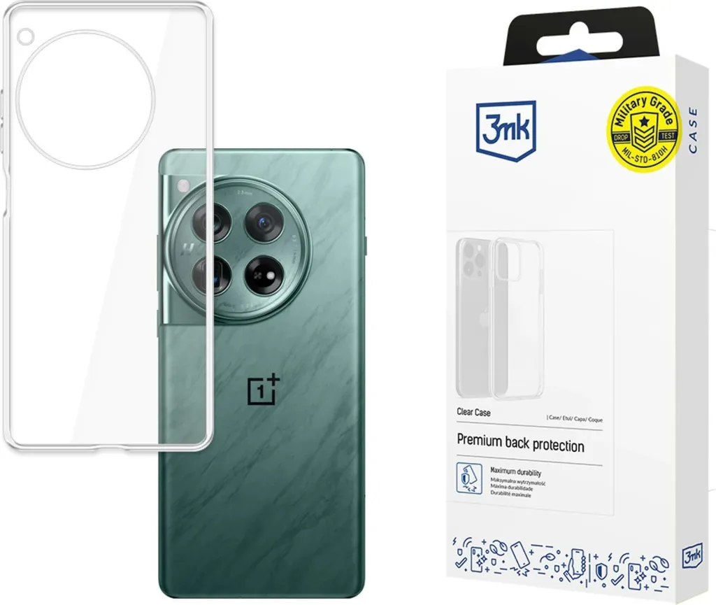 Mbështjellës 3mk Protection Clear Case për OnePlus 12, Transparent - 1