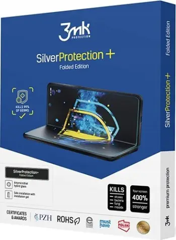 Film mbrojtës 3mk SilverProtection+ Folded Edition për Motorola Razr 40 Ultra Razr+ 2023, antibakterial, vetë rigjenerues, transparent