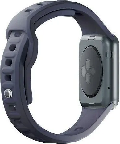 Rrip ore 3mk Silicone për Apple Watch, 38 40 41mm, gri - 4
